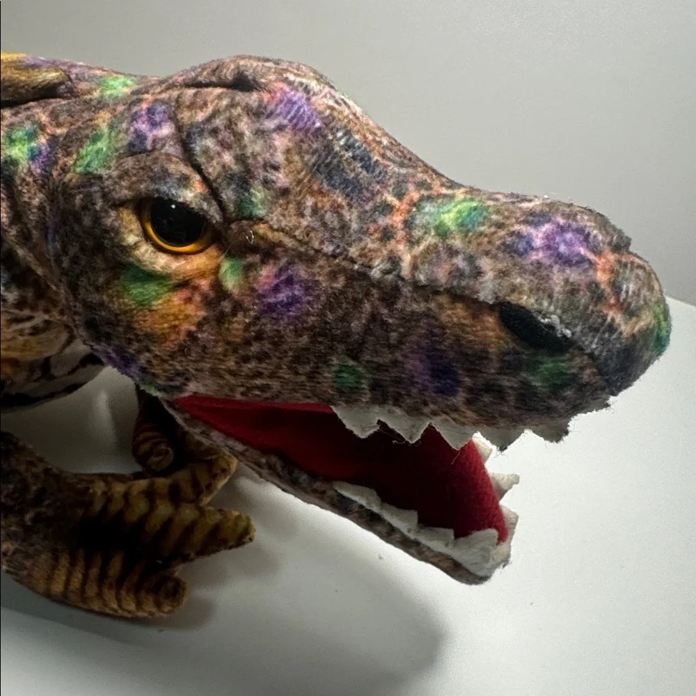 22 inch Texas Toys colorful Dimetrodan dinosaur plush stuffed animal
